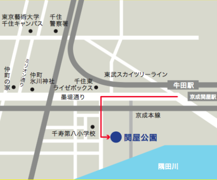 関屋公園map